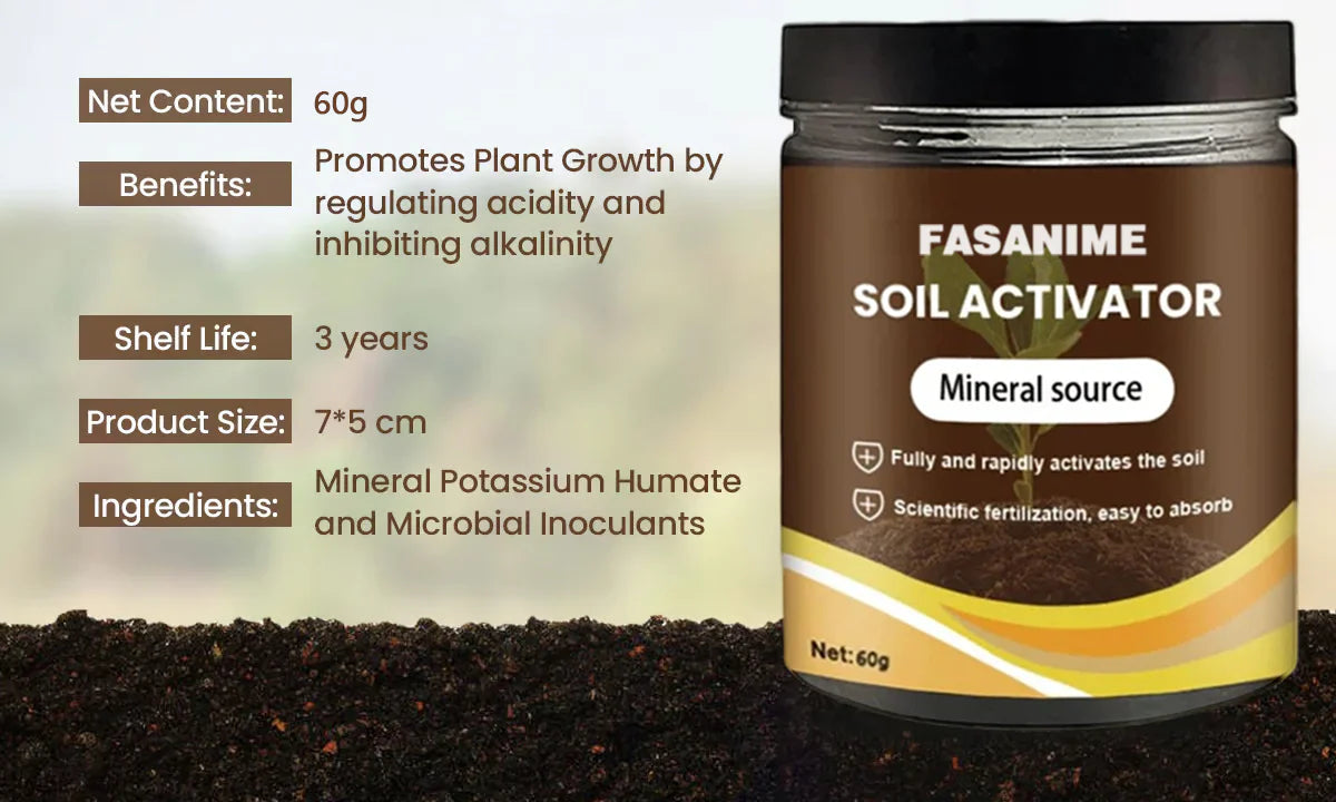 Soil Activator: Plants' Best Friend - Rejuvenate Your Plants ( BUY 1 GET 1 FREE )